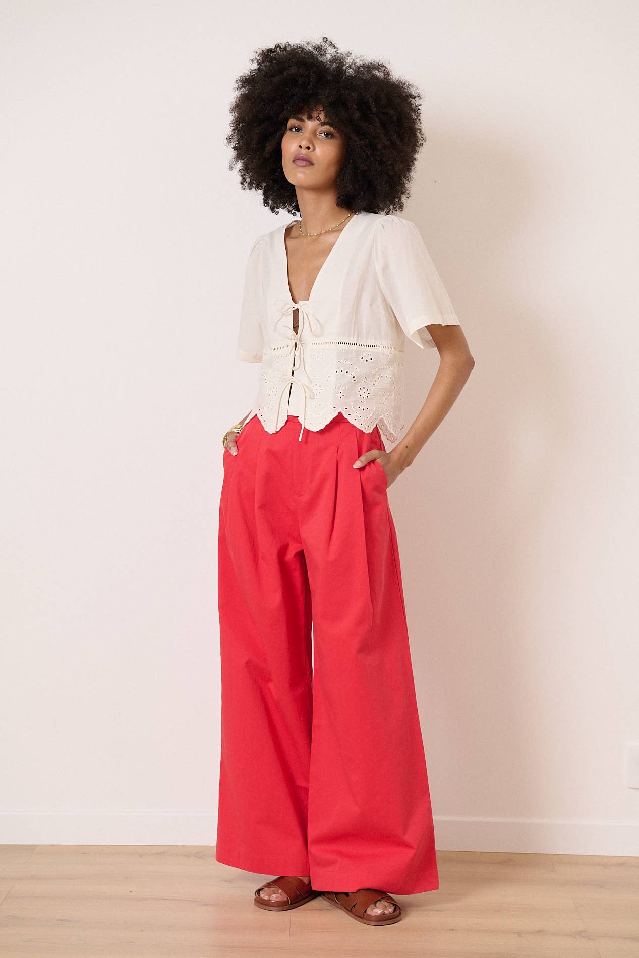 Garance Voltaire Wide Trousers