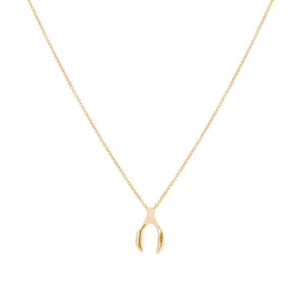 Epanoui Wishbone Gold Necklace