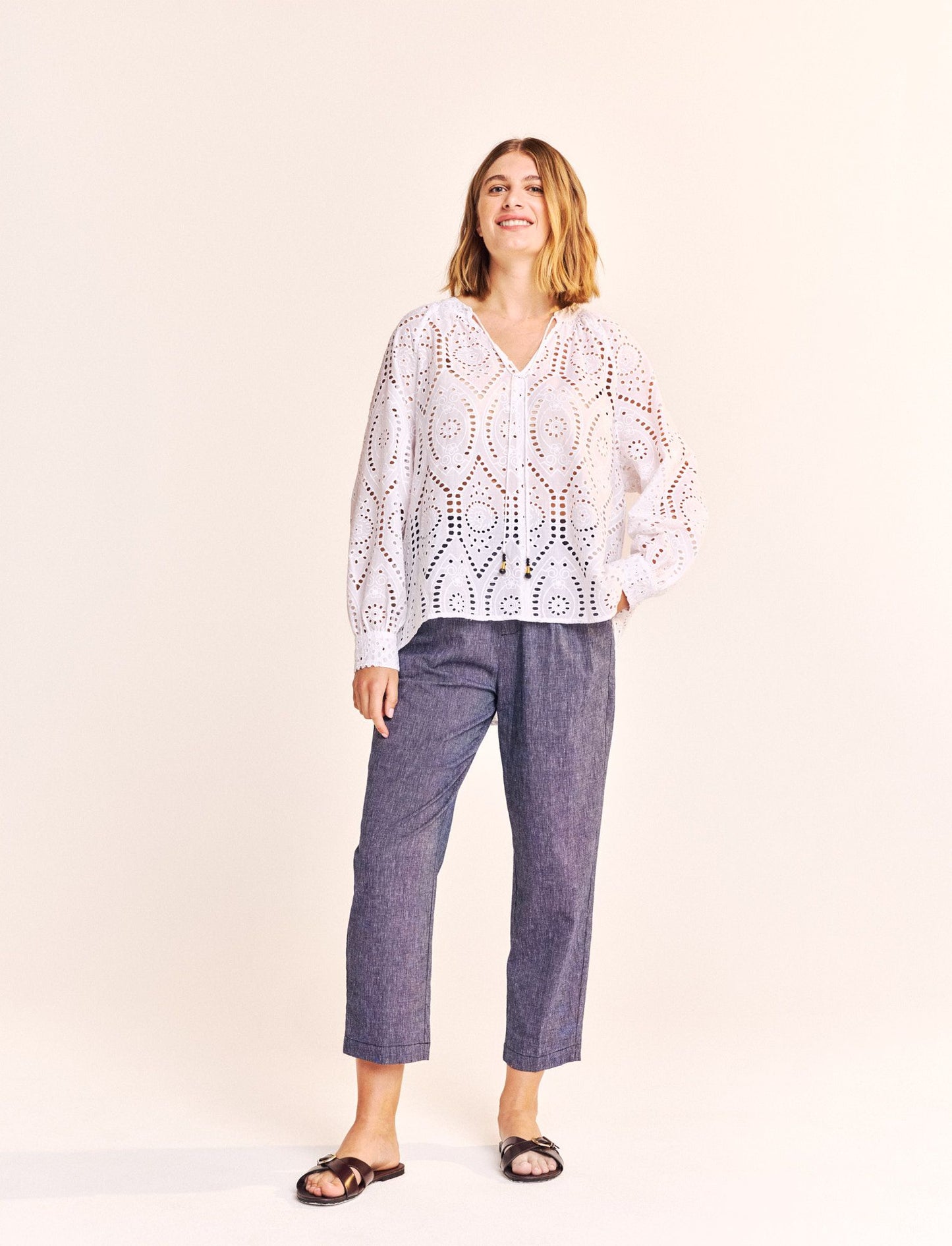 One Collective ‘Miami’ Broderie Anglaise Blouse