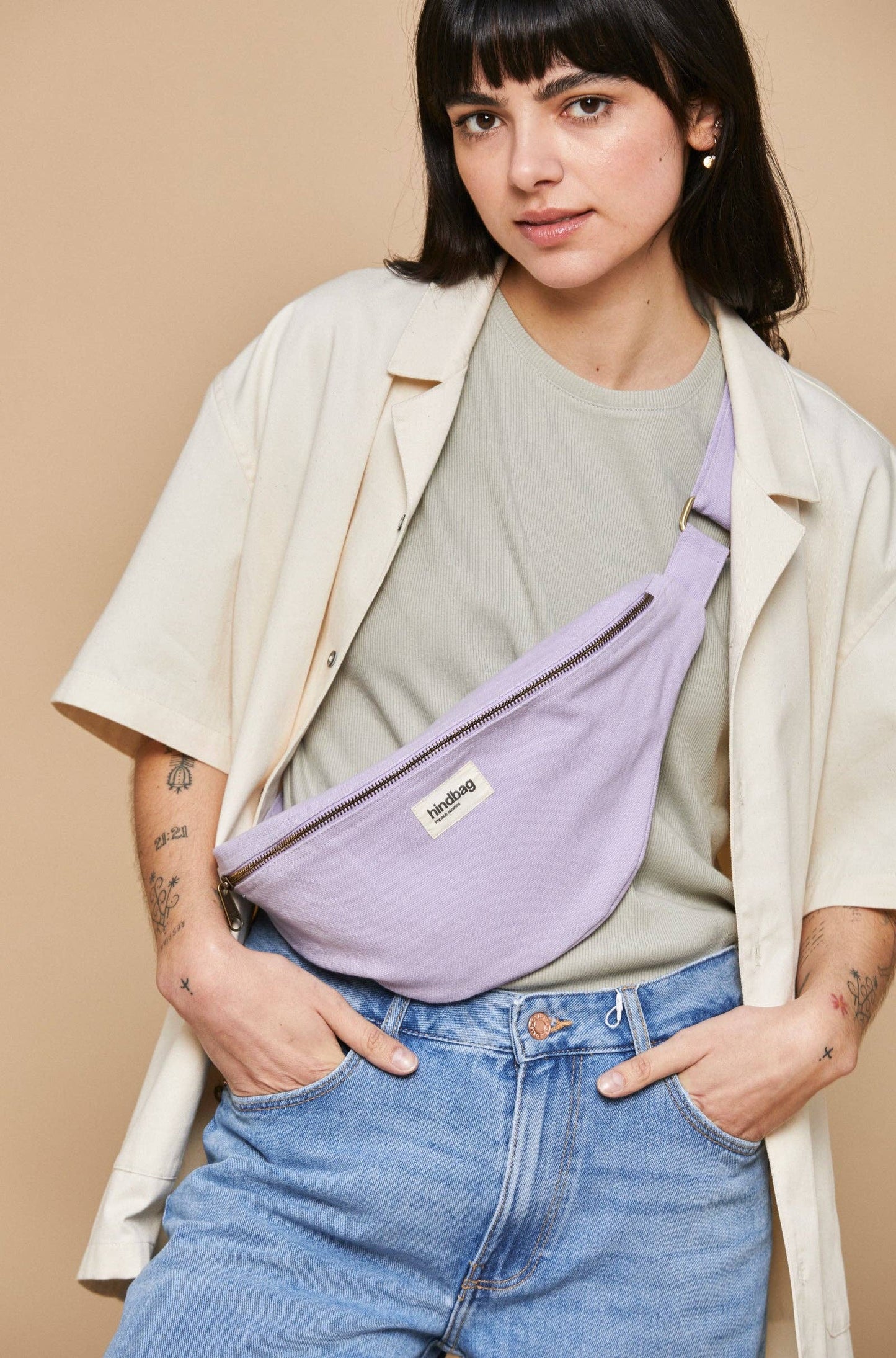 HindBag Lilac Cross Body Bag