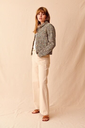 Garance High-waisted Summer Jeans (Cream)