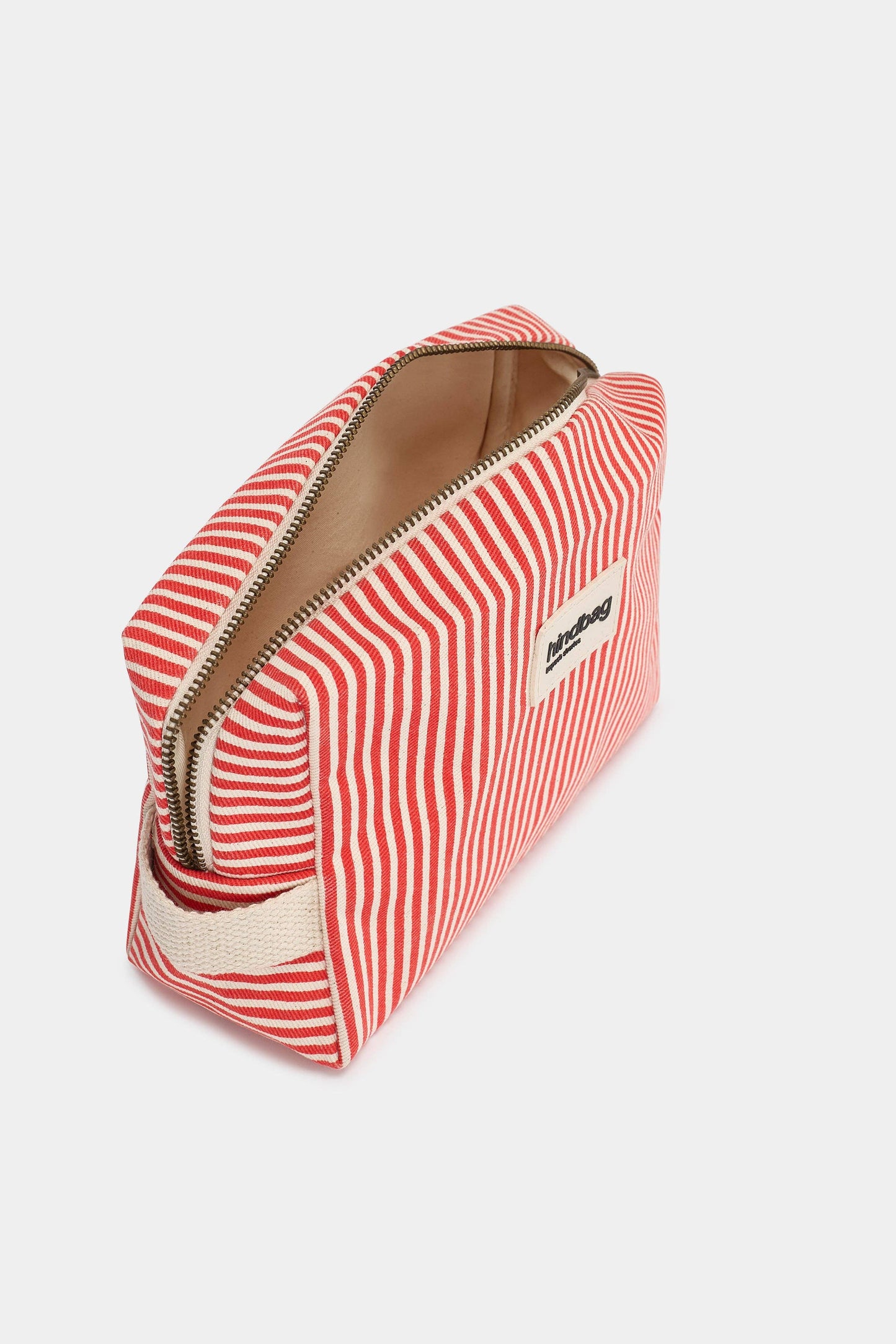 Leon Toiletry Bag Red Stripes