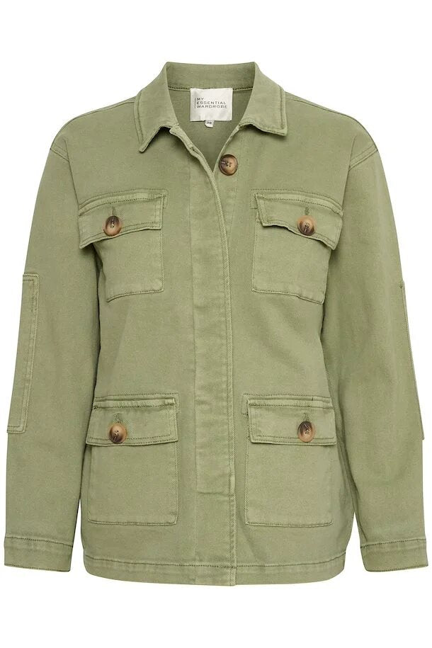 My Essential Wardrobe Green Casual Jacket