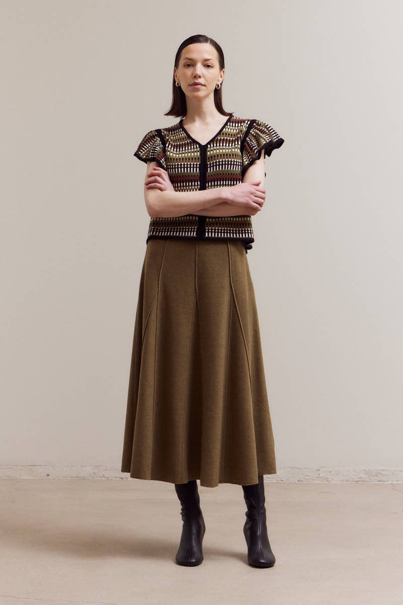 41999 - MULTI COLOR SWEATER TOP