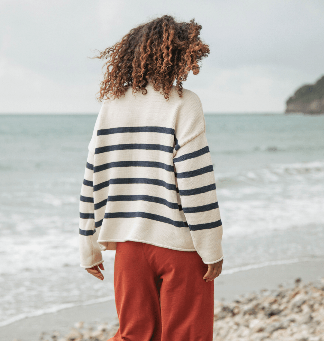 Rapanui Offshore Oversized Striped Knitted Jumper