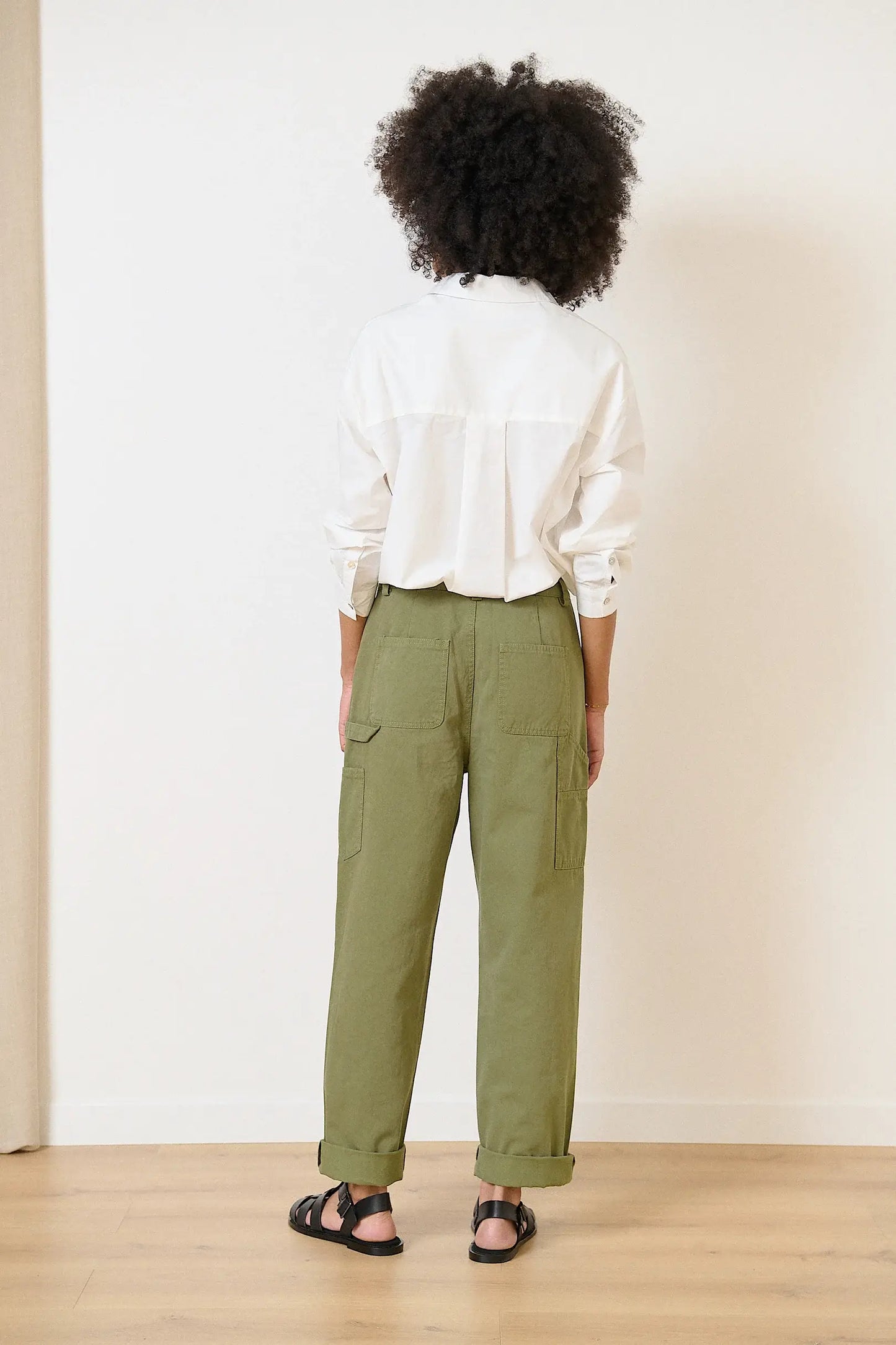 Garance Straight Khaki Summer Chinos