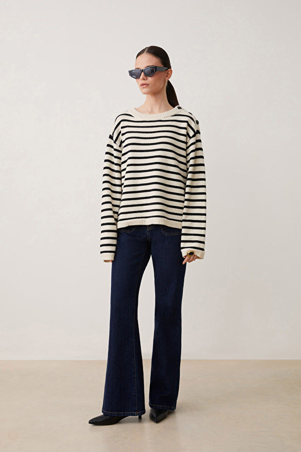 Suncoo Prisma Oversized Striped Jumper