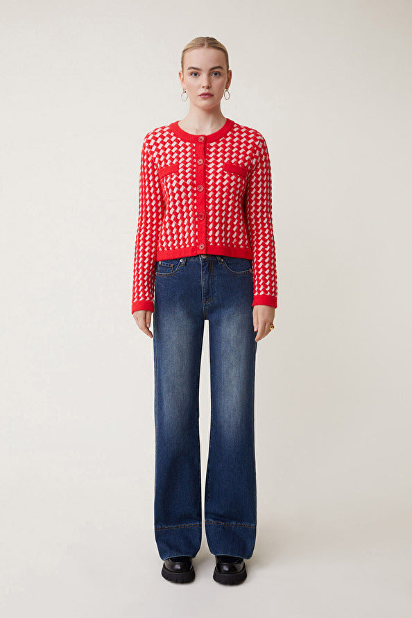 Suncoo Galbraith Cardigan Rouge