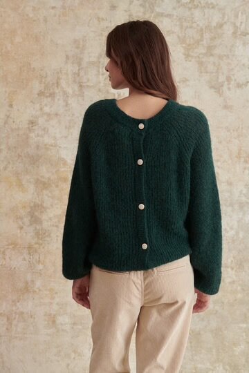 Givre Buttoned Mohair Sweater
