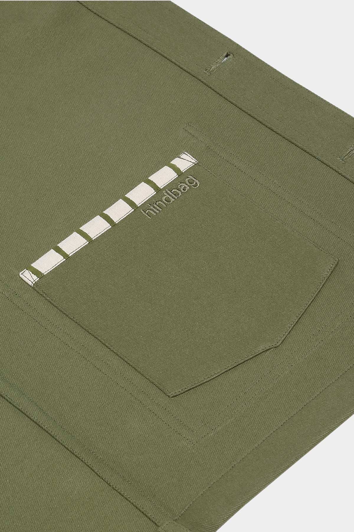 Marcel Olive Mixed Jacket