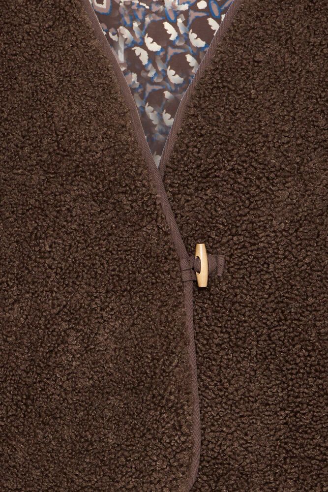 ICHI Brown Warm Gilet