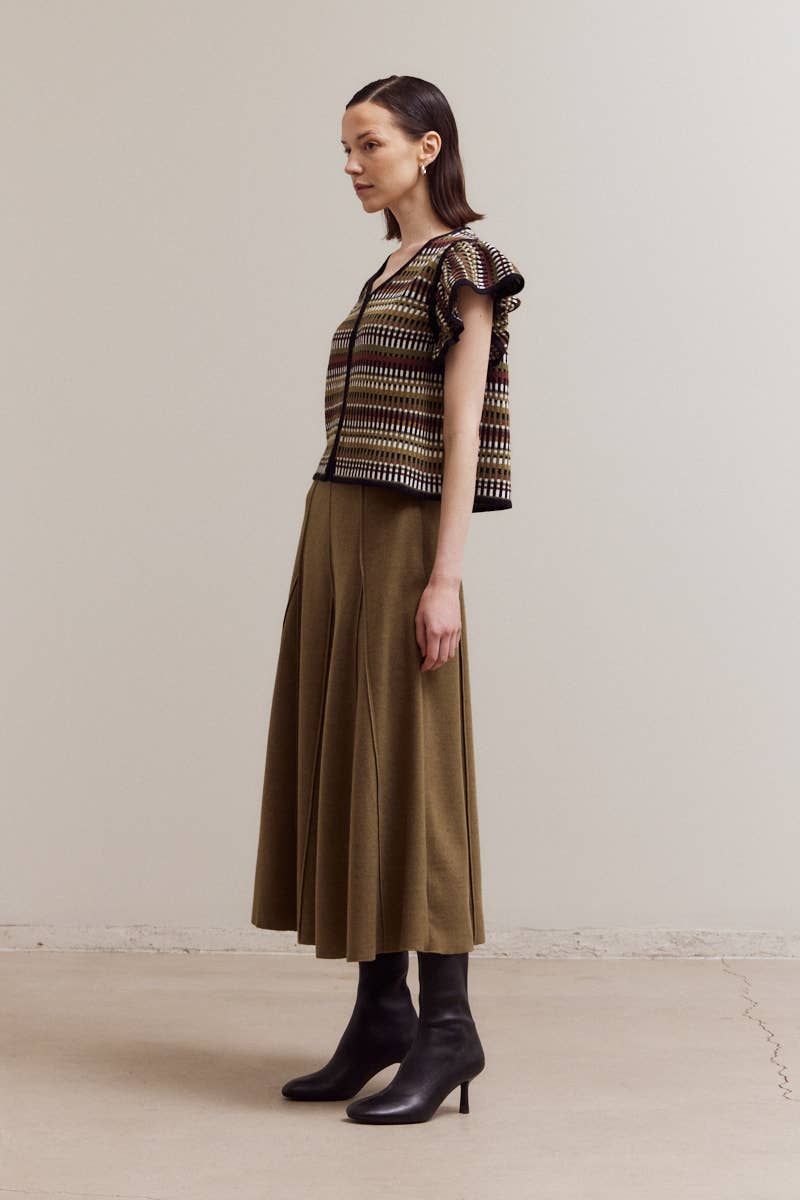 41999 - MULTI COLOR SWEATER TOP