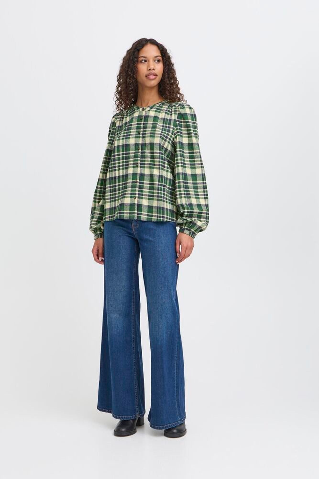 ICHI Ihtamanna Checked Shirt