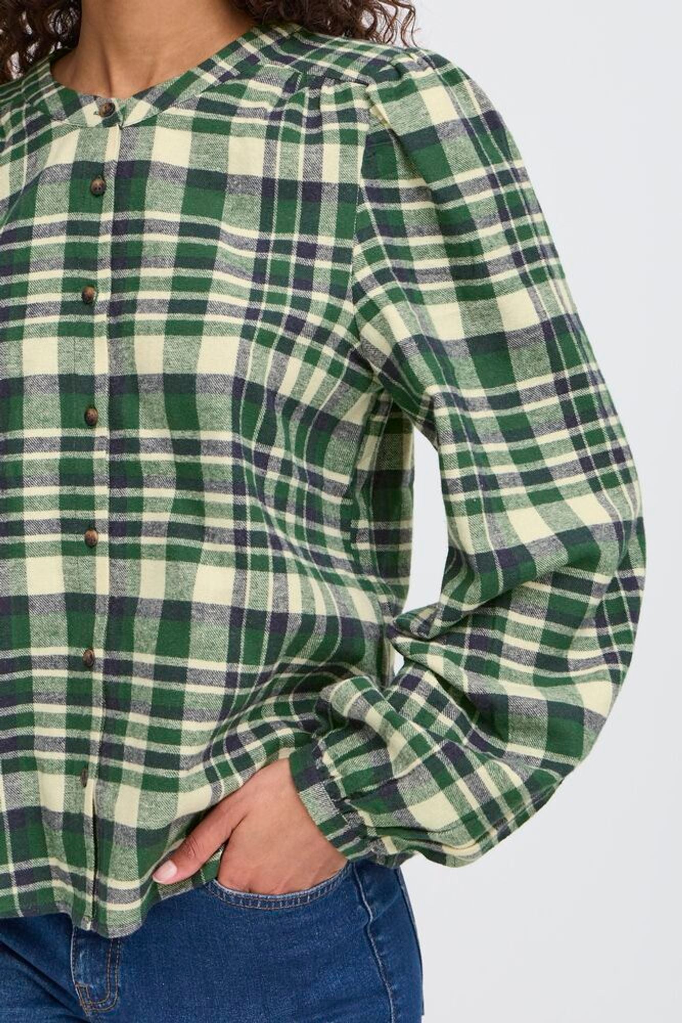 ICHI Ihtamanna Checked Shirt