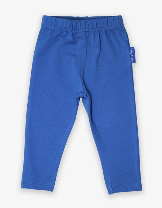 Toby Tiger Organic Blue Basic Leggings