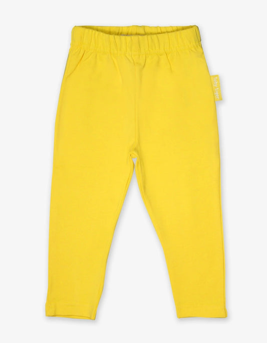 Toby Tiger Organic Yellow Basic Leggings