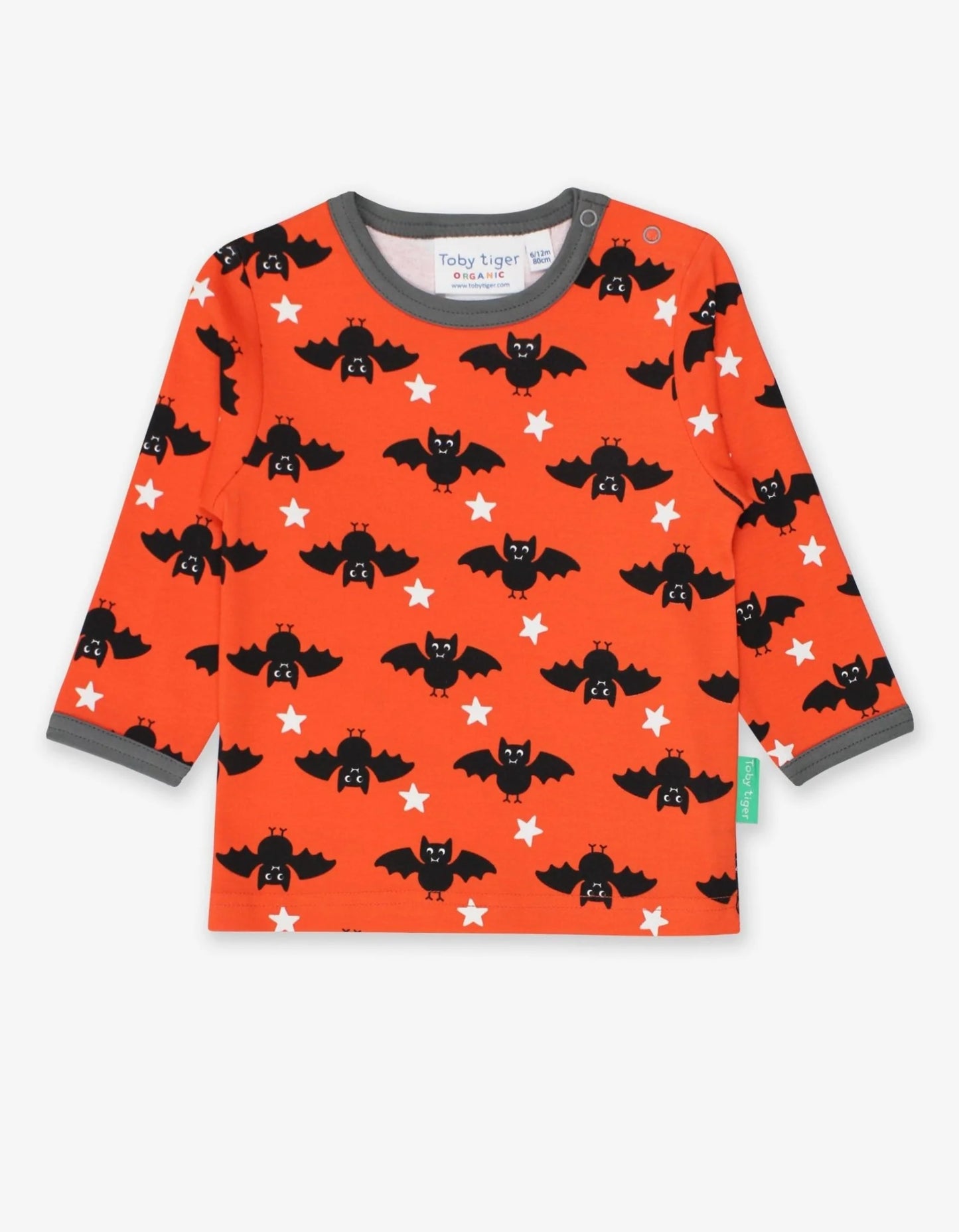 Toby Tiger Organic Halloween Bat T-shirt
