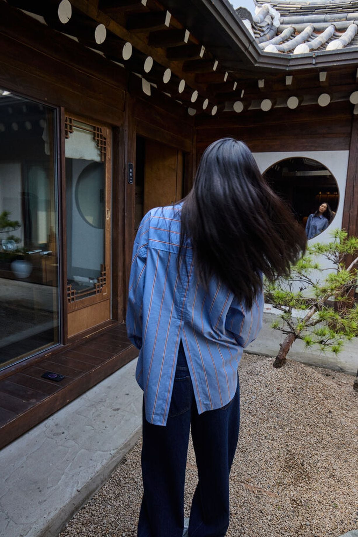 ICHI ICSADIA Striped Shirt