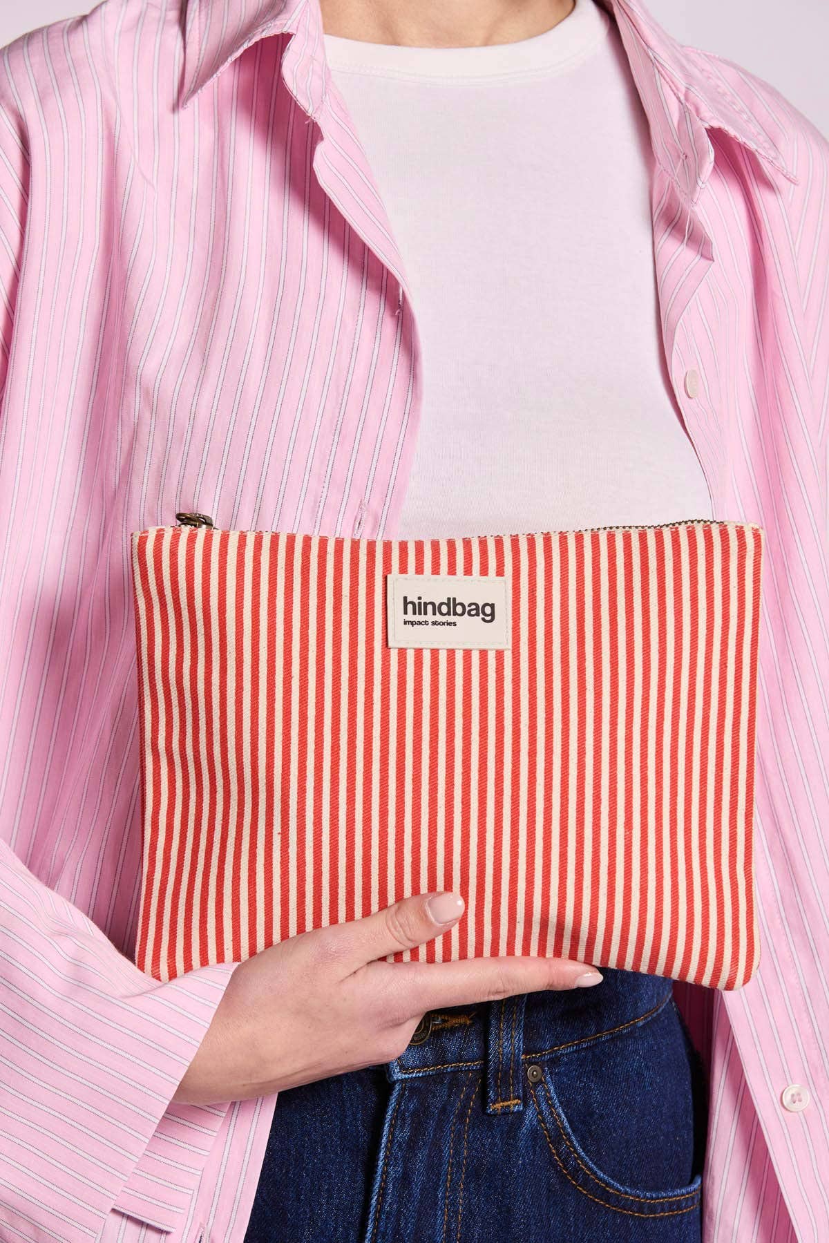 Ema Pouch Red Stripes