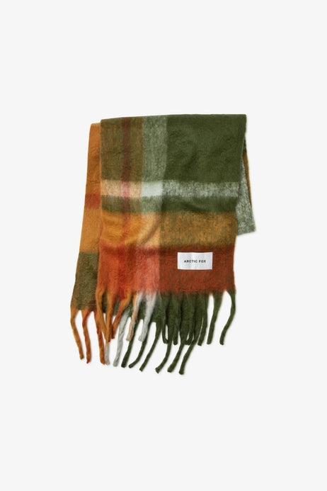 Artic Fox The Reykjavik Scarf - 100% Recycled - Mossy Spring