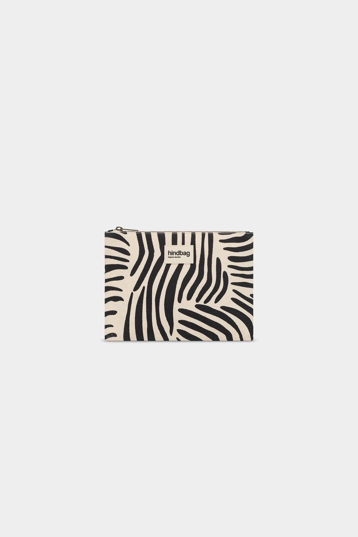 Ema Zebra Cream Pouch