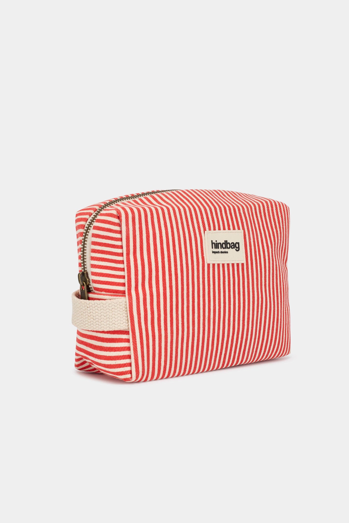 Leon Toiletry Bag Red Stripes