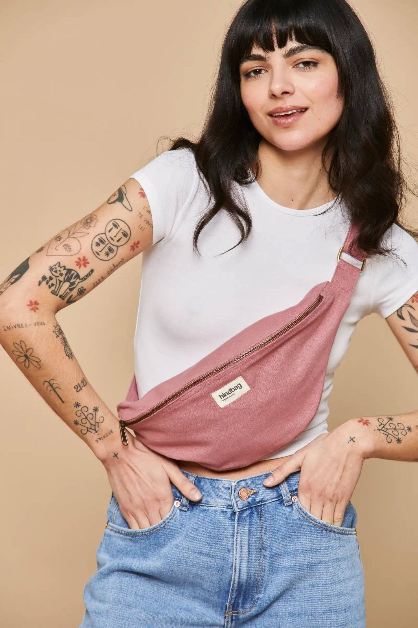 HindBag Cross Body Bag - Rose