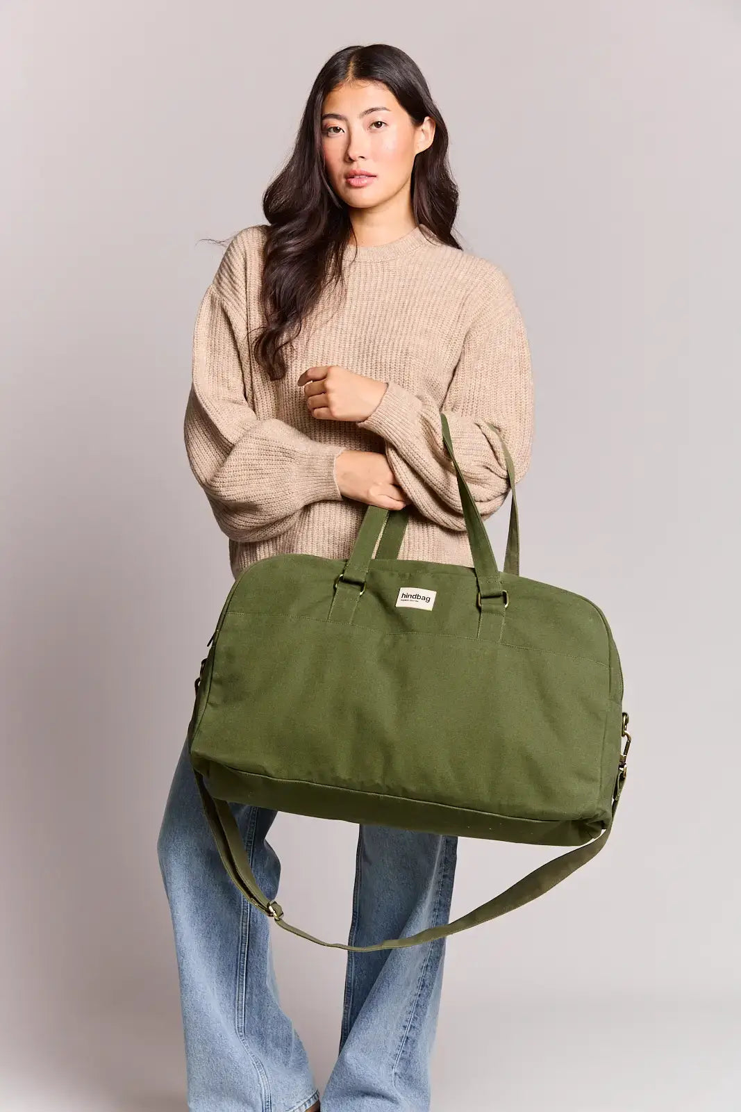 Yves Olive Green Travel Bag