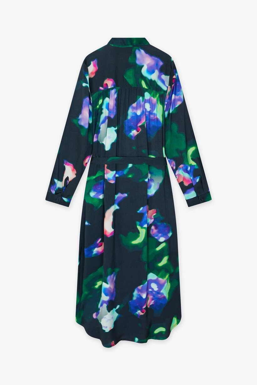 CKS Patterned Shirt Dress