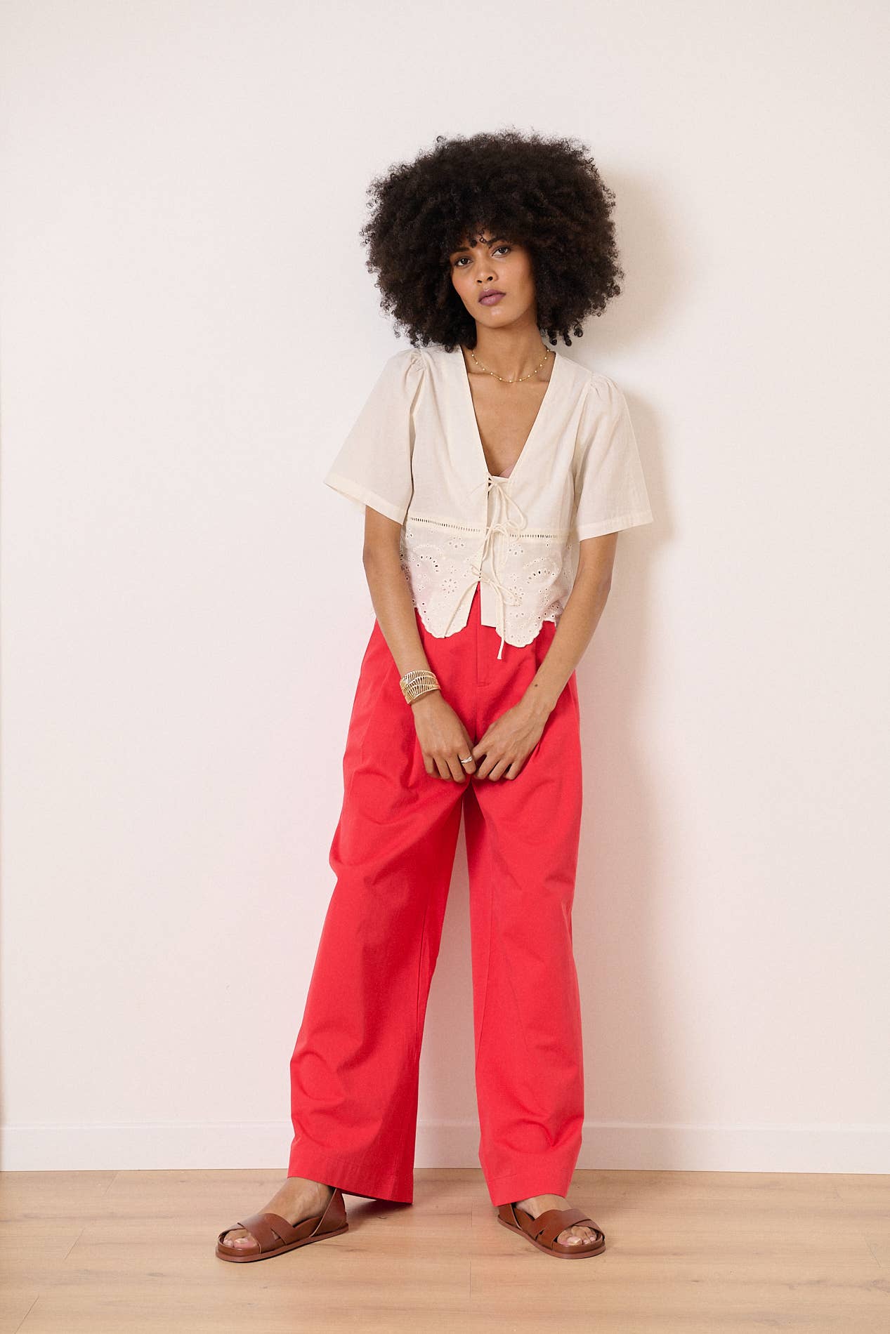 Garance Voltaire Wide Trousers
