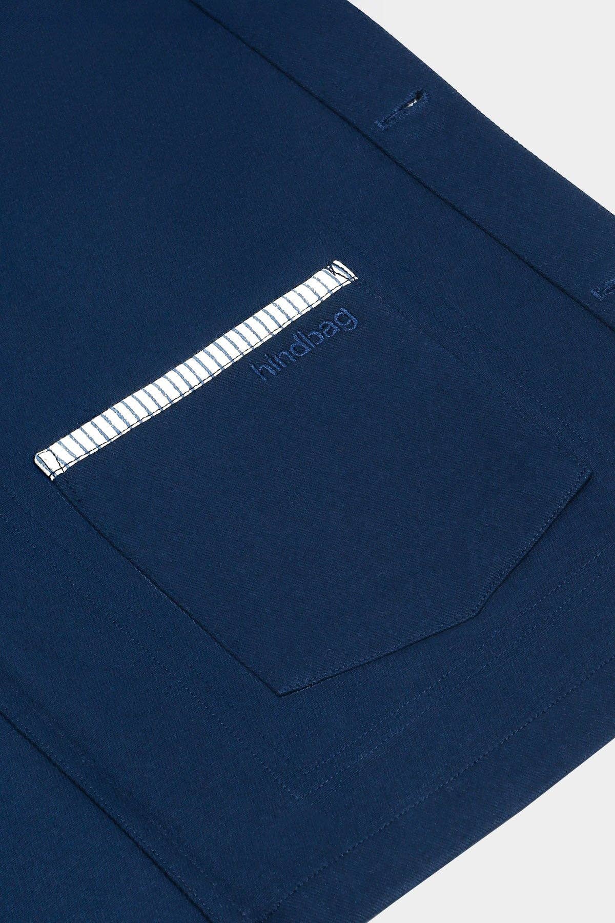 Marcel Navy Mixed Jacket