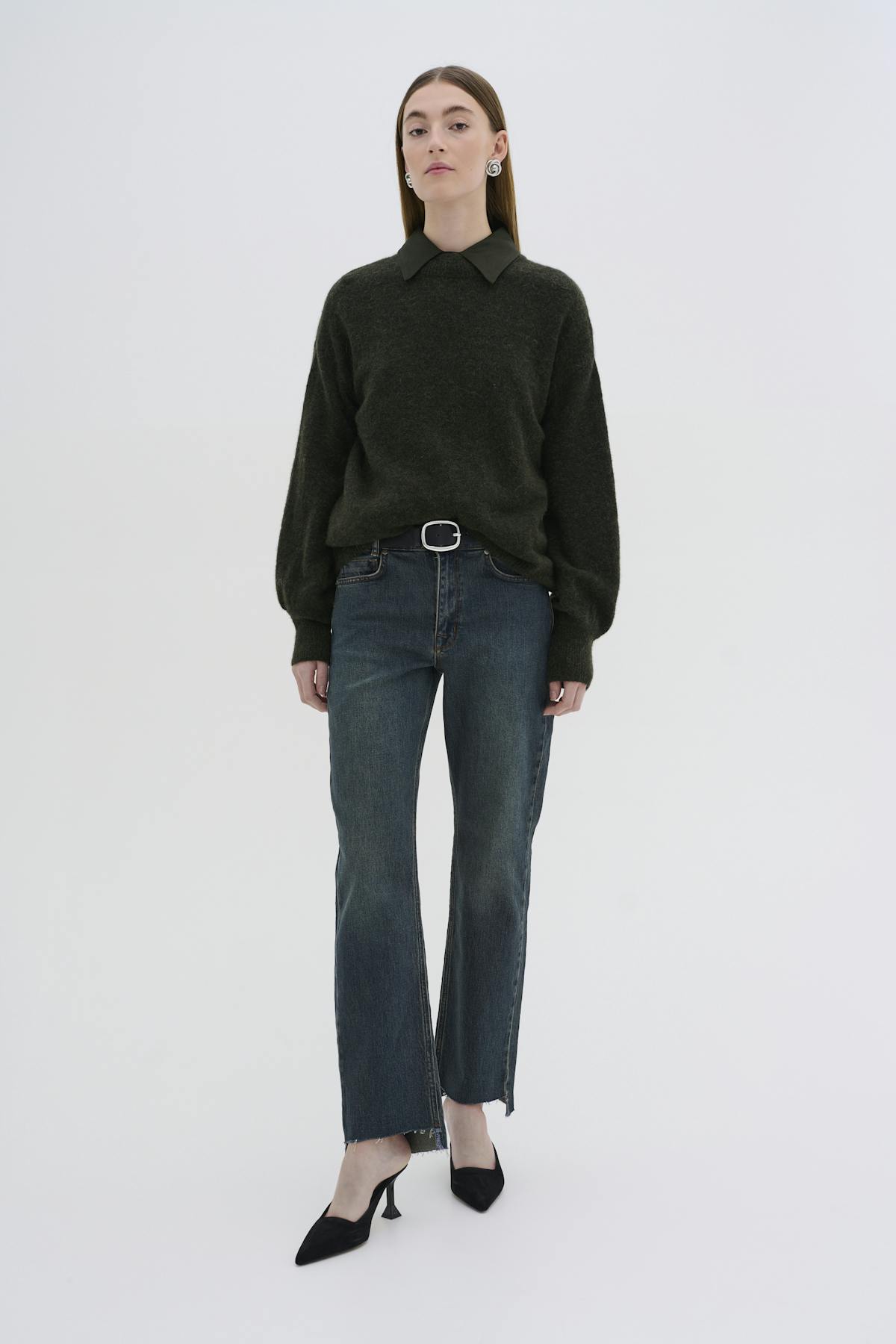 My Essential Wardrobe Tammie Pullover- Rosin Melange