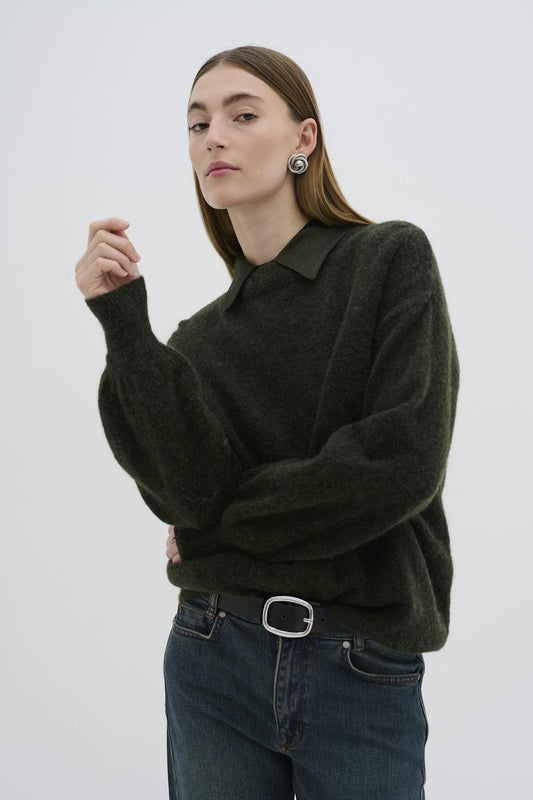 My Essential Wardrobe Tammie Pullover- Rosin Melange
