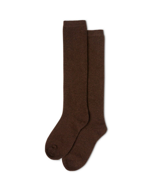 Chalk Cosy Cashmere Lounge Sock | Chocolate Brown