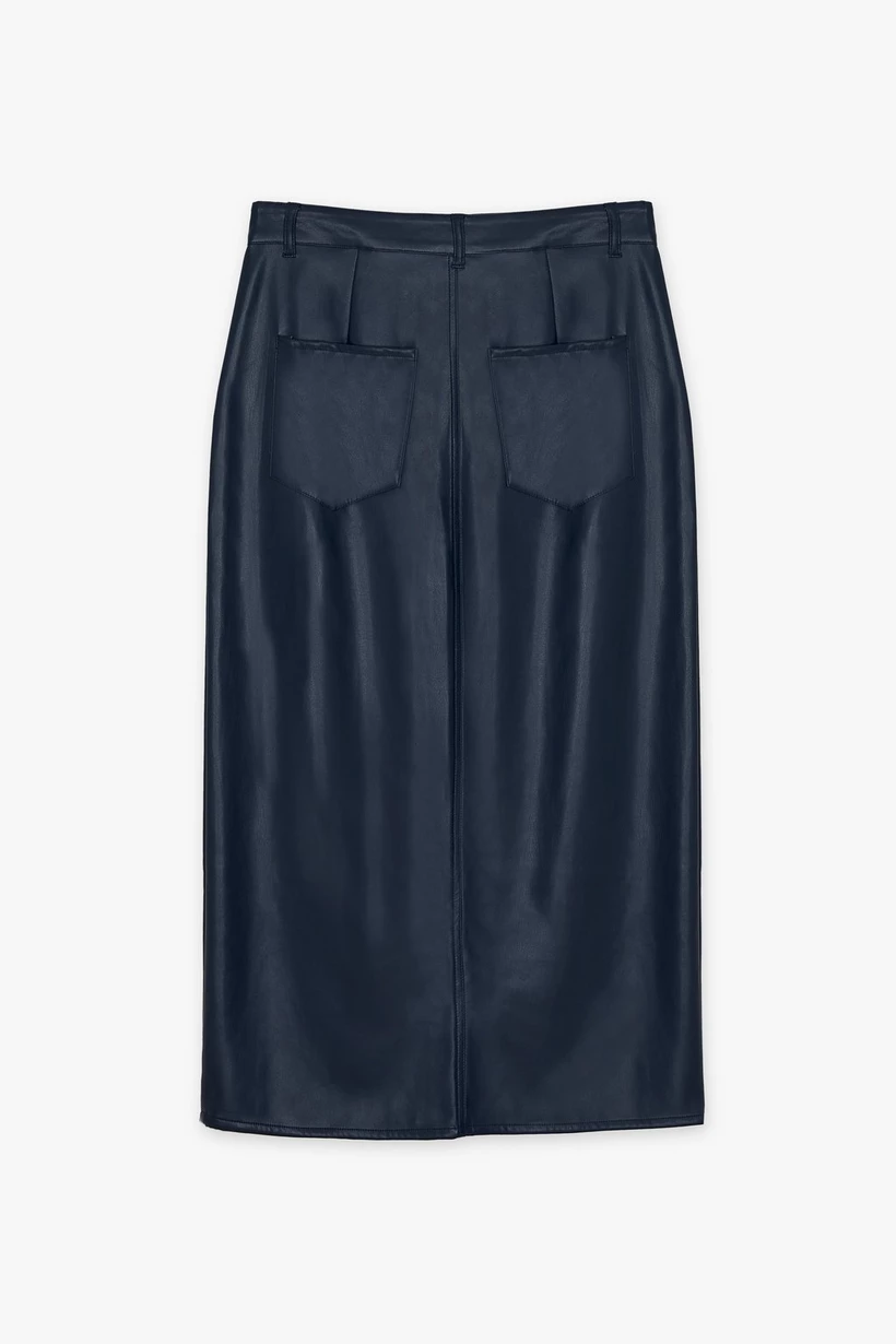 CKS Midnight Blue Midi Skirt