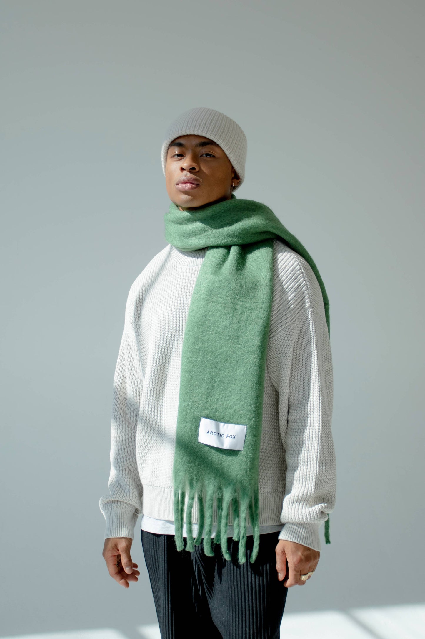 Artic Fox Stockholm Scarf - 100% Recycled - Forest Fern