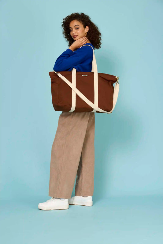 Hindbag Weekend Holdall -Chocolate