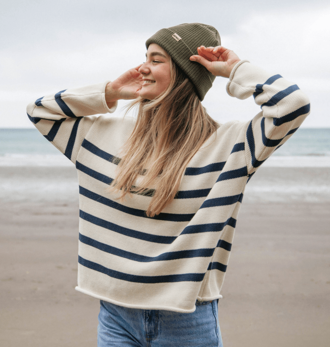 Rapanui Offshore Oversized Striped Knitted Jumper