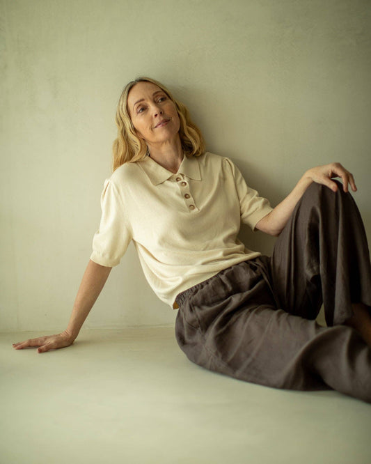 Chalk Ashley Top | Lightweight | Butterscotch