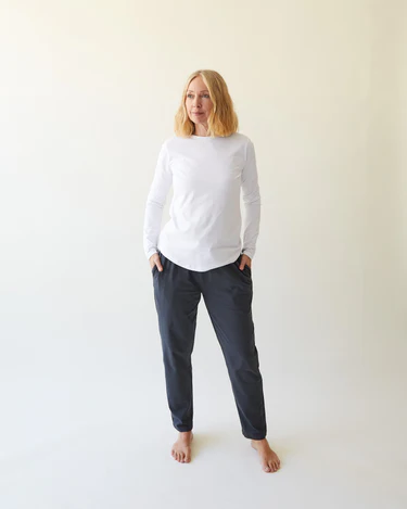Chalk Plain White Top Short Length