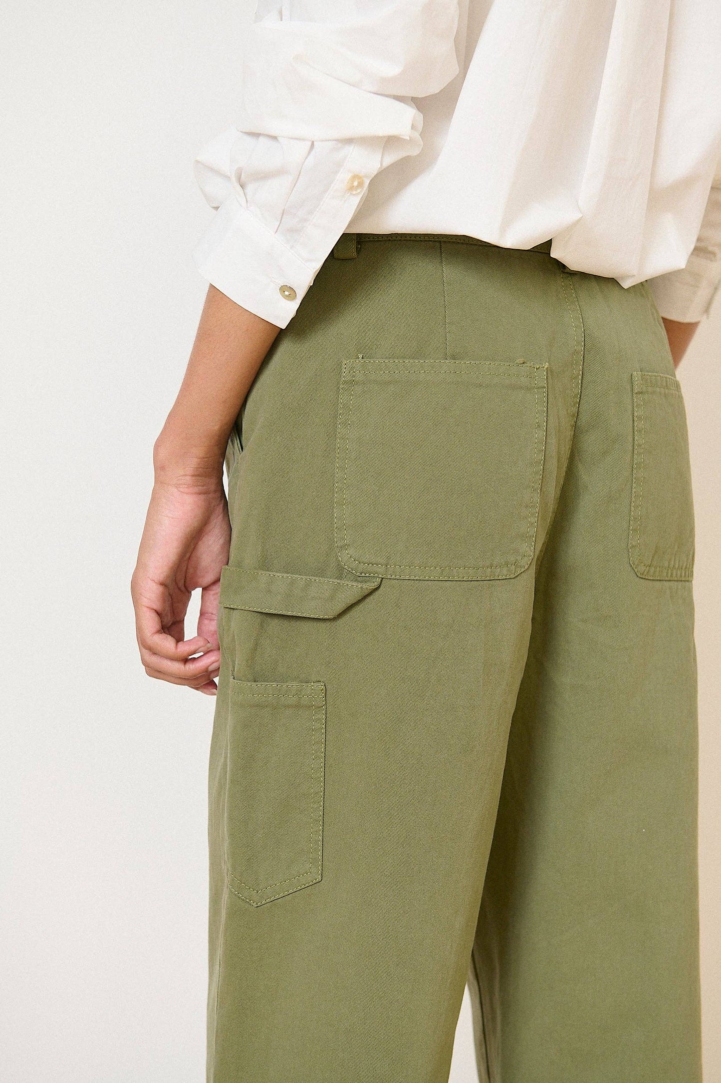 Garance Straight Khaki Summer Chinos
