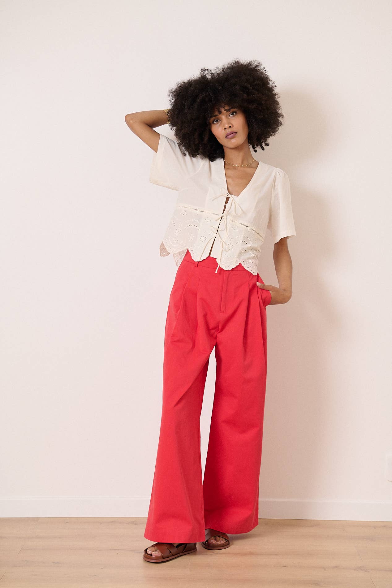 Garance Voltaire Wide Trousers