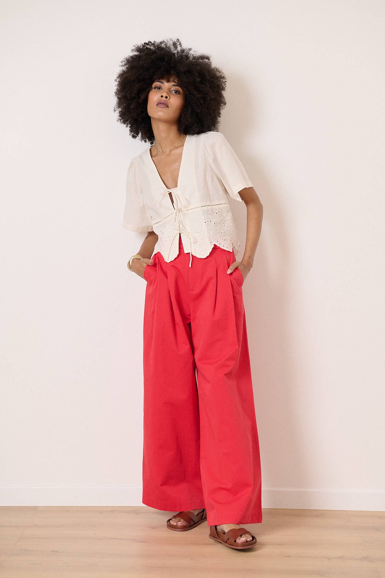Garance Voltaire Wide Trousers