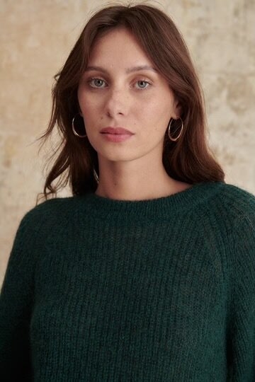 Givre Buttoned Mohair Sweater