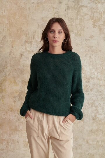 Givre Buttoned Mohair Sweater