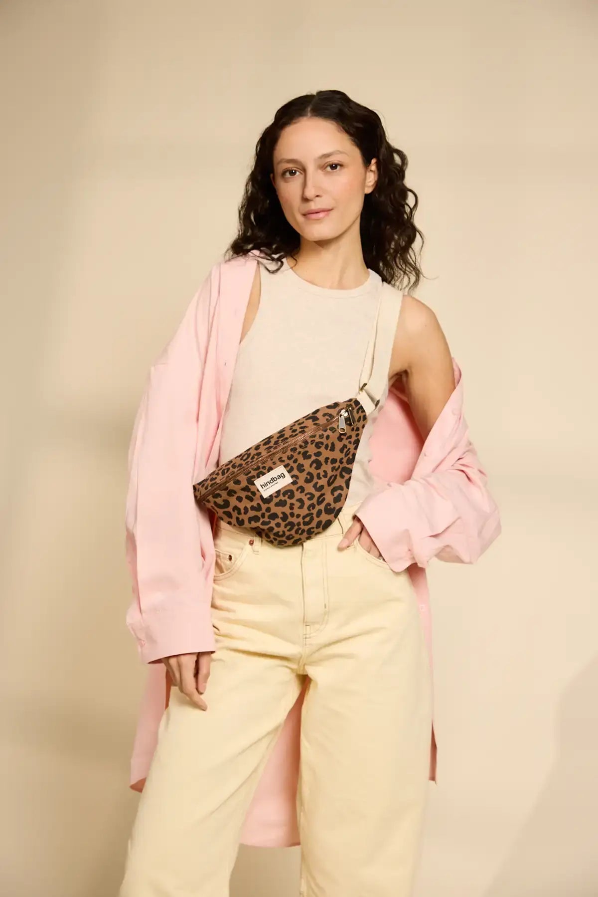 Olivia Leopard Leopard Print Cross Body Bag