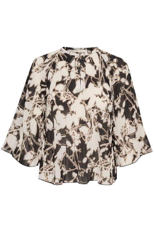 Inwear Besdral Blouse Black Flowers