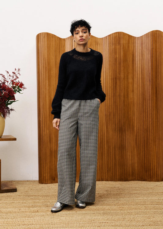 FRNCH black mohair jumper