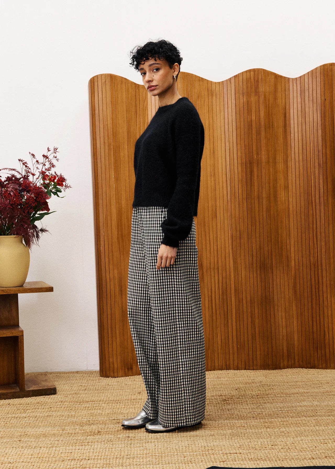 FRNCH black mohair jumper