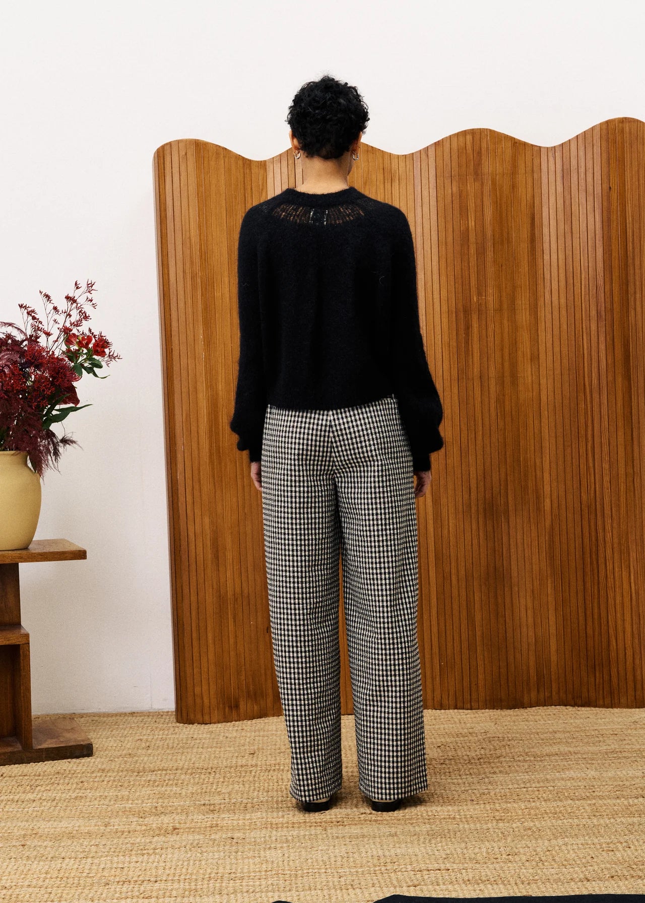 FRNCH black mohair jumper